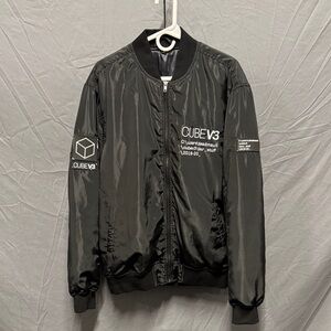 Black Bomber Jacket for Men